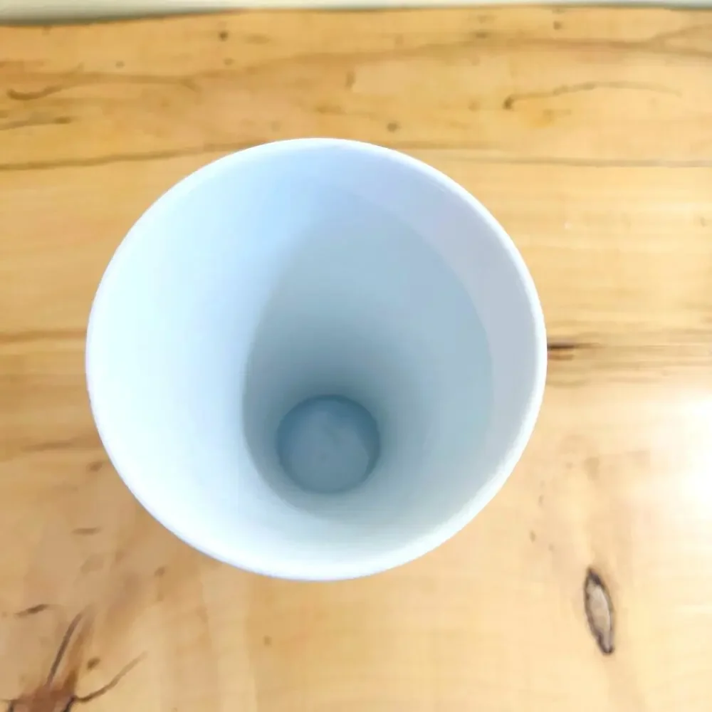 Vtg Mid-Century Wide Rim Fürstenberg Siegfried Möller Vase  Germany Minimalist